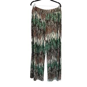 Boho Size Medium Cato Palazzo Pants Wide Leg Pants Print Soft Comfy Office Work